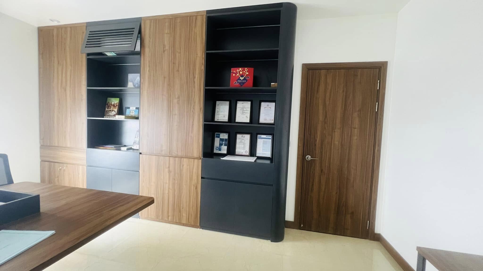 Nội thất bếp gỗ công nghiệp chống ẩm Hải Hậu - Góc thi công hoàn thiện tại công trình