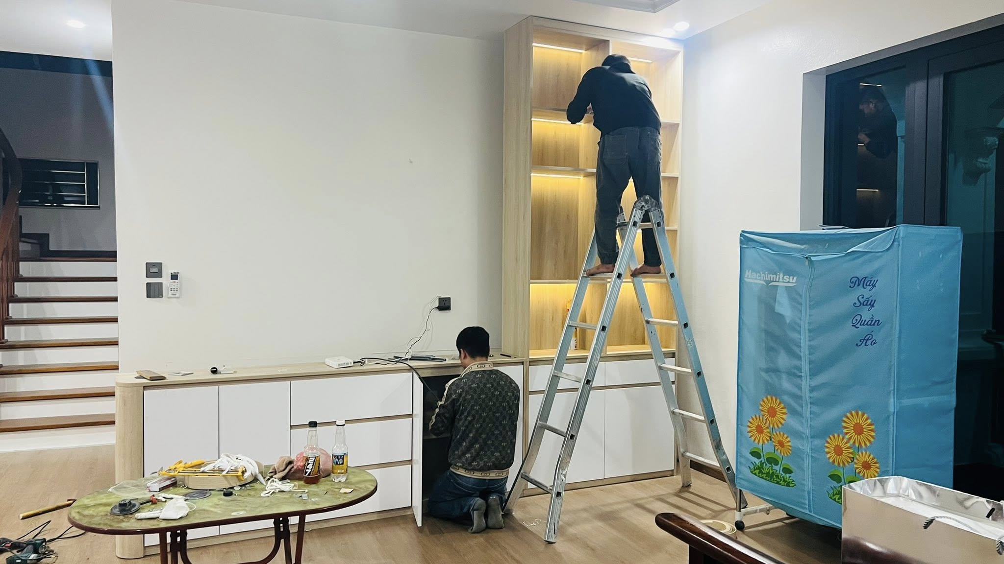 Đội thi công nội thất Nội thất AZ tại công trình
