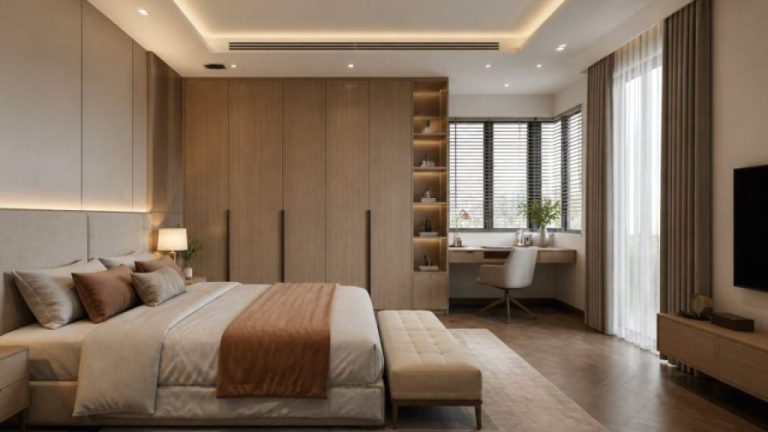 Chi tiết nội thất biệt thự hiện đại hoàn thiện đồng bộ