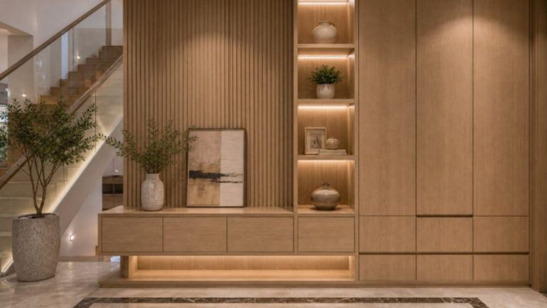 Nội thất biệt thự hiện đại khu đô thị mới với không gian sang trọng
