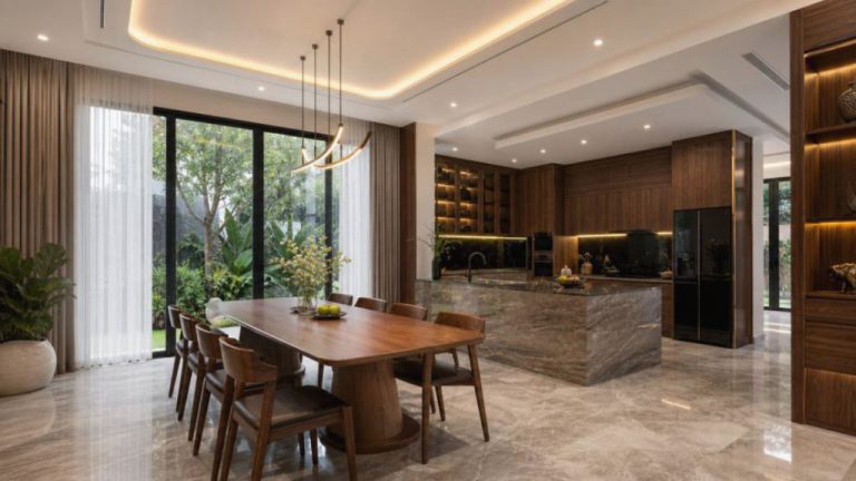 Nội thất biệt thự mini tại Ninh Bình - chi tiết nội thất biệt thự cao cấp