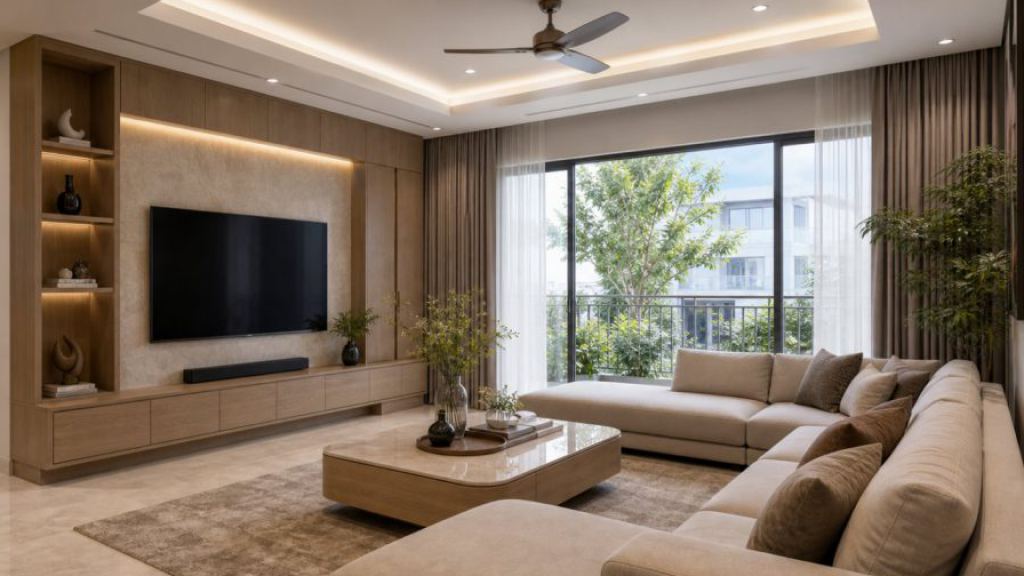 Ảnh phòng ngủ phụ biệt thự trong dự án Nội thất phòng ngủ master chung cư Mỹ Đình
