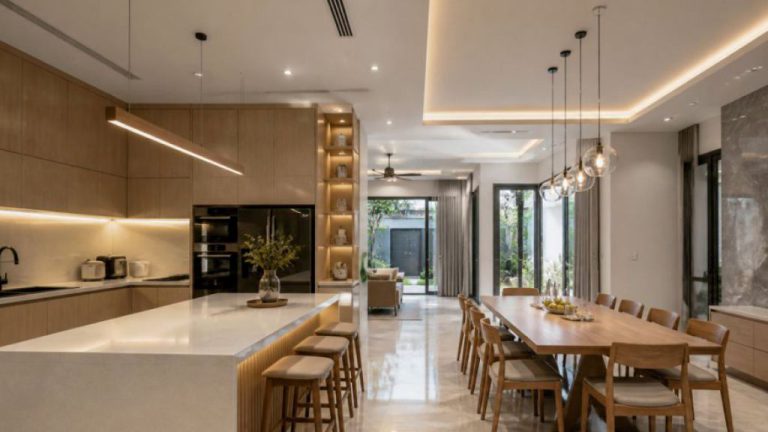 Thi công trọn gói nội thất nhà mới xây - hoàn thiện nội thất trọn gói