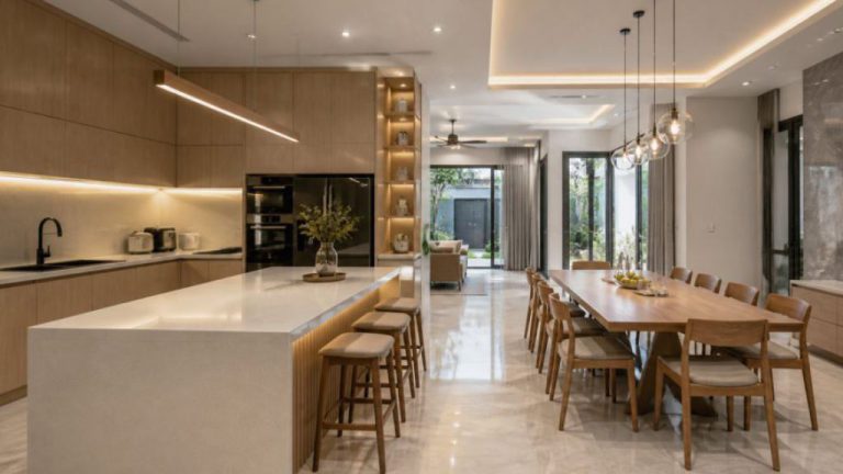 Thi công trọn gói nội thất nhà mới xây - hoàn thiện nội thất trọn gói