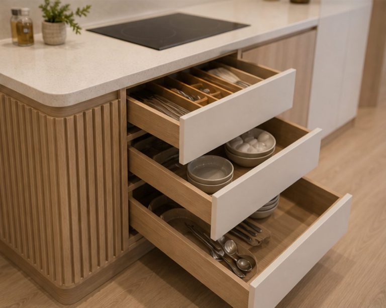 Thi công nội thất trọn gói phòng ngủ với tủ áo